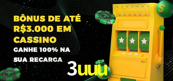 3uuu melhor bônus de depósito