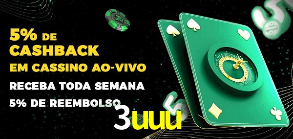 Promoções do cassino ao Vivo 3uuu